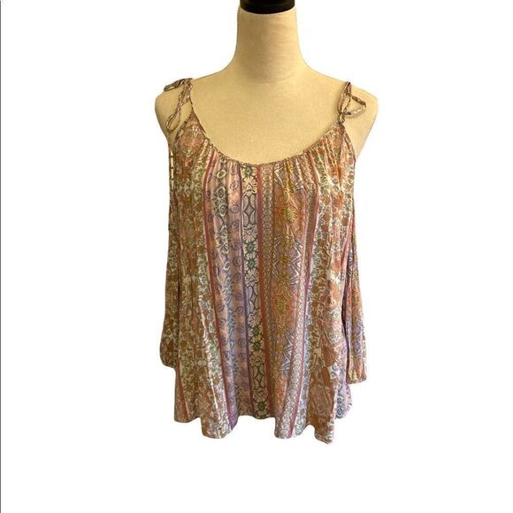 Victoria’s Secret cold shoulder with shoulder ties long sleeve top, size s - Picture 3 of 6